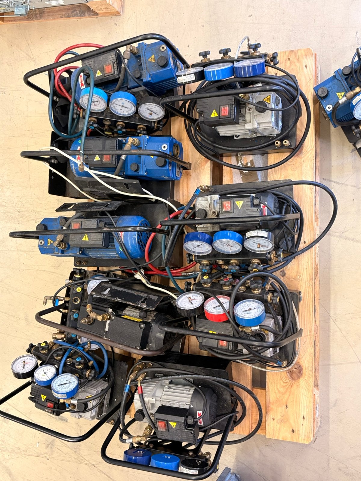 Verschillende vacuumpomp - partij verkoop, Ophalen, Gebruikt, ., 100 liter of meer