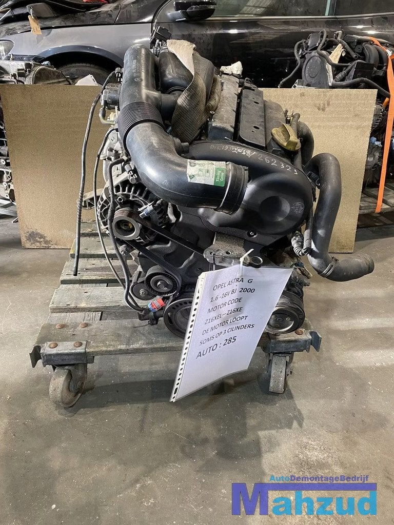 OPEL ASTRA G 1.6 16V X16XEL Motorblok motor Versnellingsbak, Gebruikt, Opel Automobile GmbH, Ophalen of Verzenden, Kontakt@opel-infoservice.de