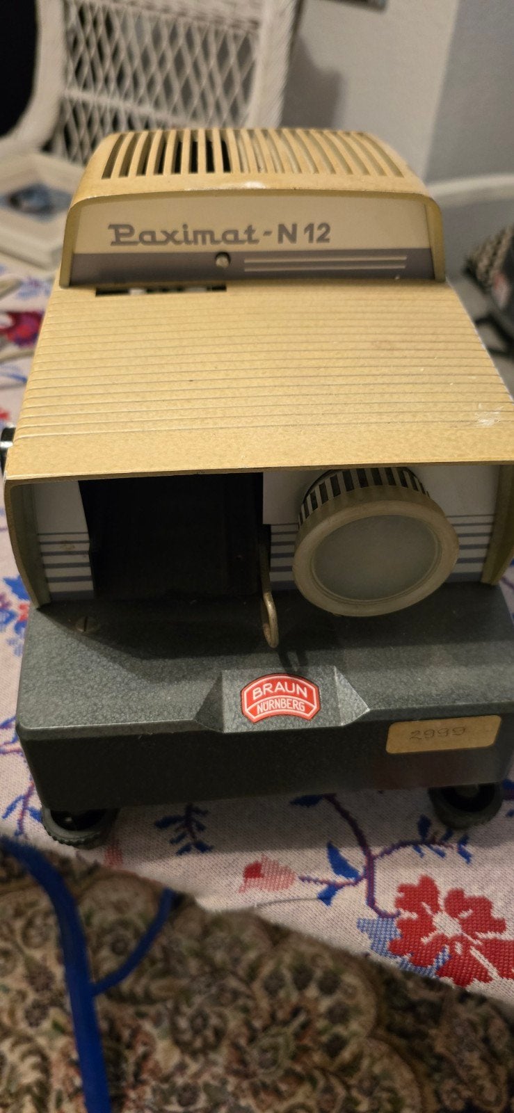 Vintage Braun Paximat-N 12 Diaprojector, Ophalen