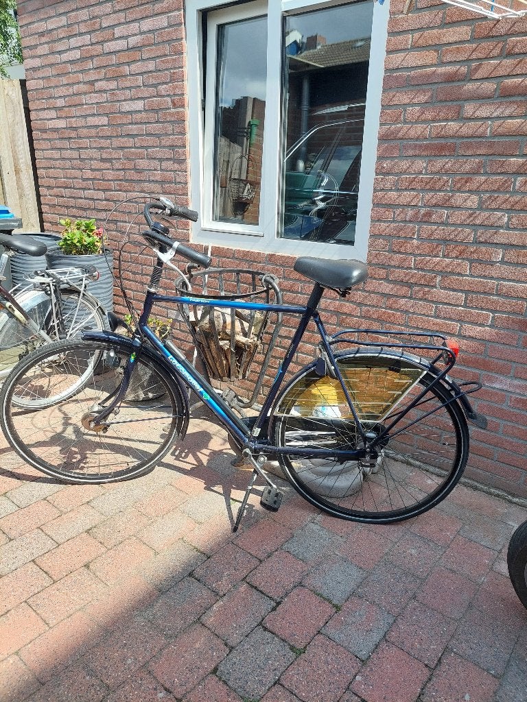 Gazelle herenfiets 28 inch - Blauw, Ophalen, Velgrem, Versnellingen, Zo goed als nieuw