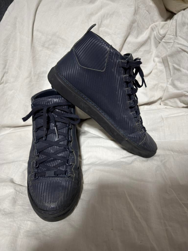 Balenciaga Arena High 412381 Blue EU41/UK7/US8 Unique, Blauw, Boots, Ophalen of Verzenden, Zo goed als nieuw