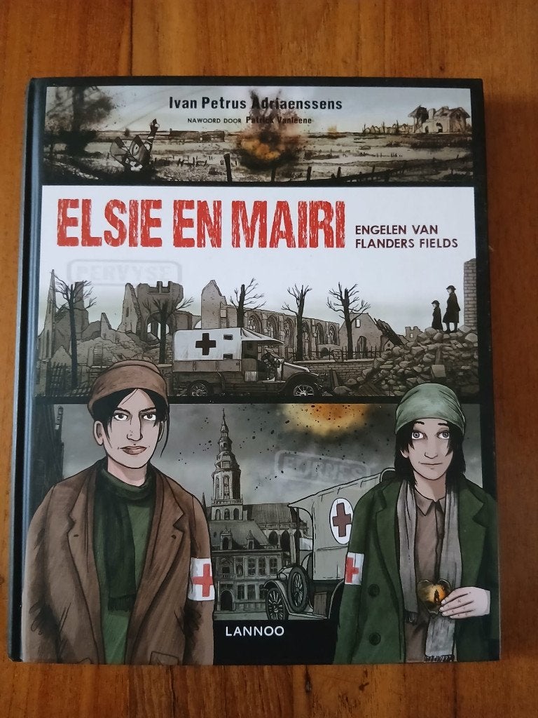 strip WO1 Elsie en Mairi. I P Adriaenssens. gesigneerd, Ophalen of Verzenden, Voor 1940, Zo goed als nieuw