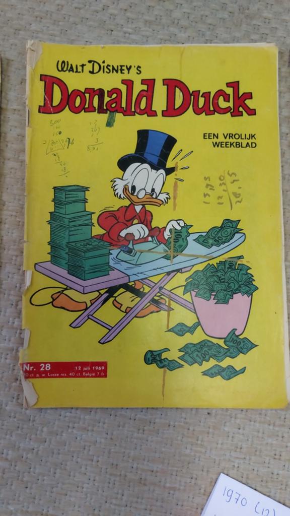 Donald Duck set 1969 t/m 1979 niet compleet, Boeken, Stripboeken, Meerdere stripboeken, Ophalen, Gelezen, Donald Duck