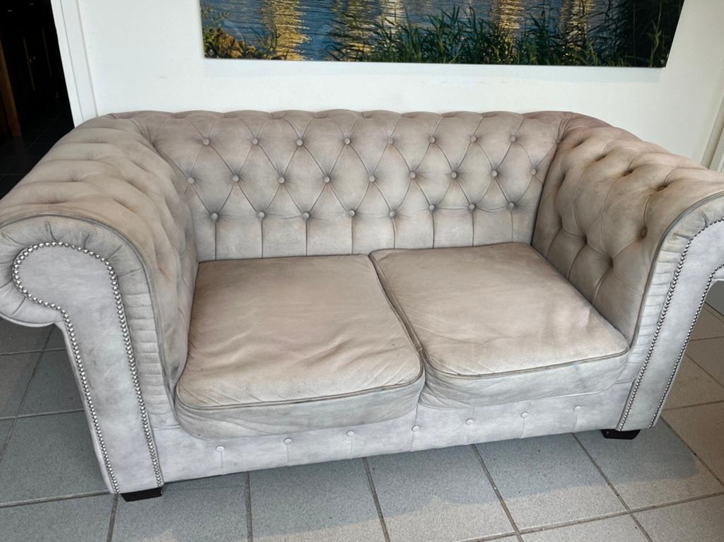 2 zits chesterfield, Huis en Inrichting, Banken | Sofa's en Chaises Longues, 150 tot 200 cm, Tweepersoons, 75 tot 100 cm, Ophalen of Verzenden