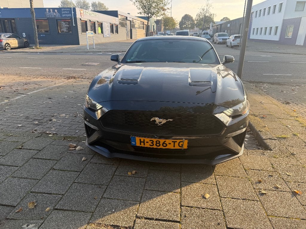Ford Mustang 2018 Zwart, Automaat, 309 pk, Zwart, Verwarmde buitenspiegels