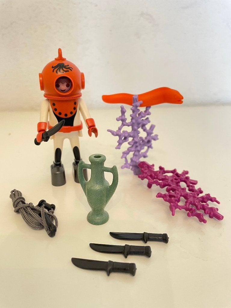 Playmobil 3949 Bouwhelmduiker, Ophalen of Verzenden, Zo goed als nieuw, Complete set