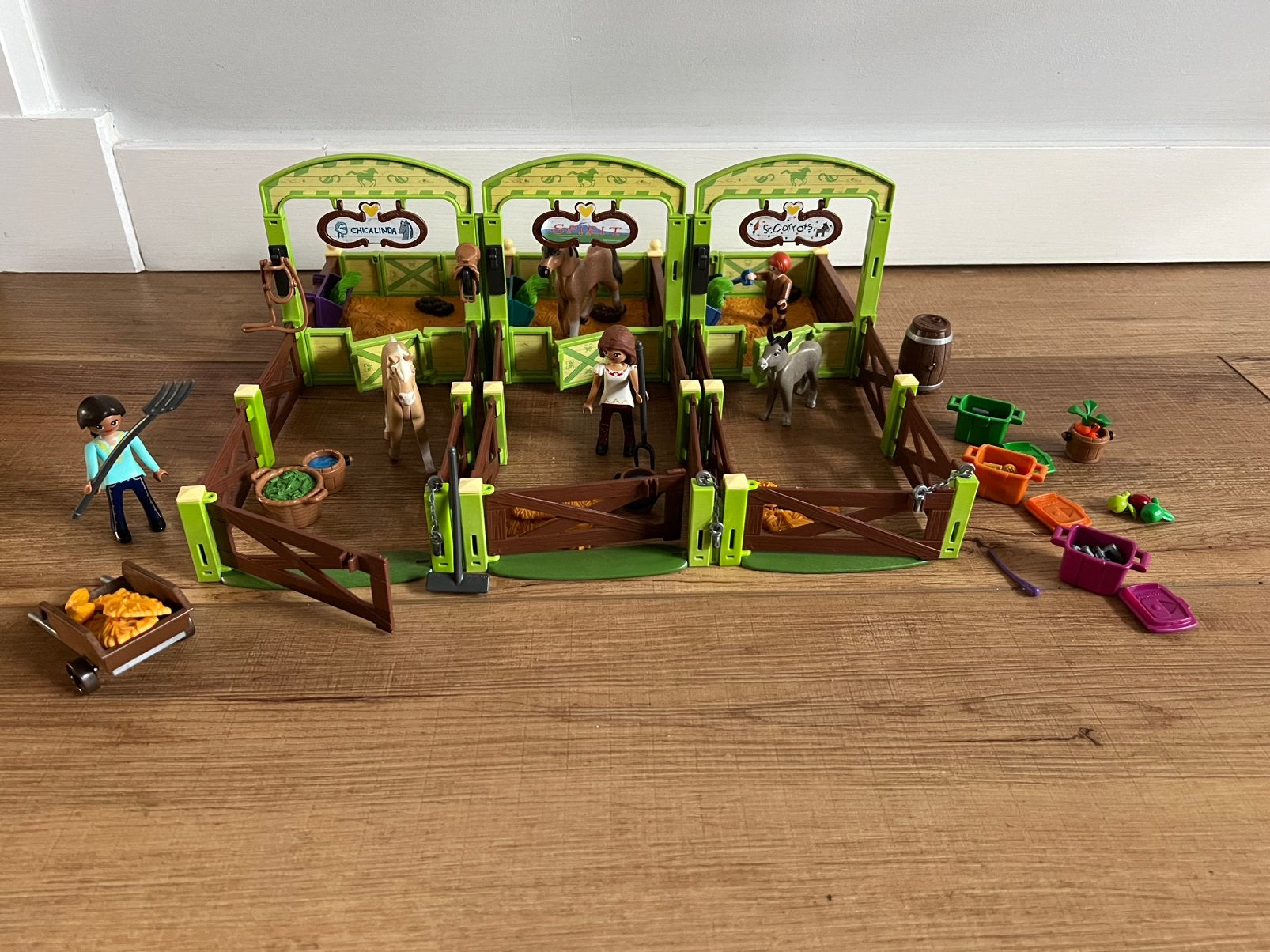 Playmobil Spirit stallen, Ophalen, Gebruikt