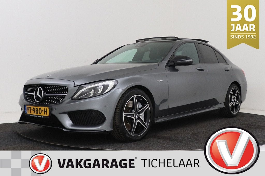 Mercedes-Benz C-klasse AMG 43 4MATIC | Panoramadak | Org NL, Auto's, Mercedes-Benz, 367 pk, 2996 cc, Origineel Nederlands, Bedrijf