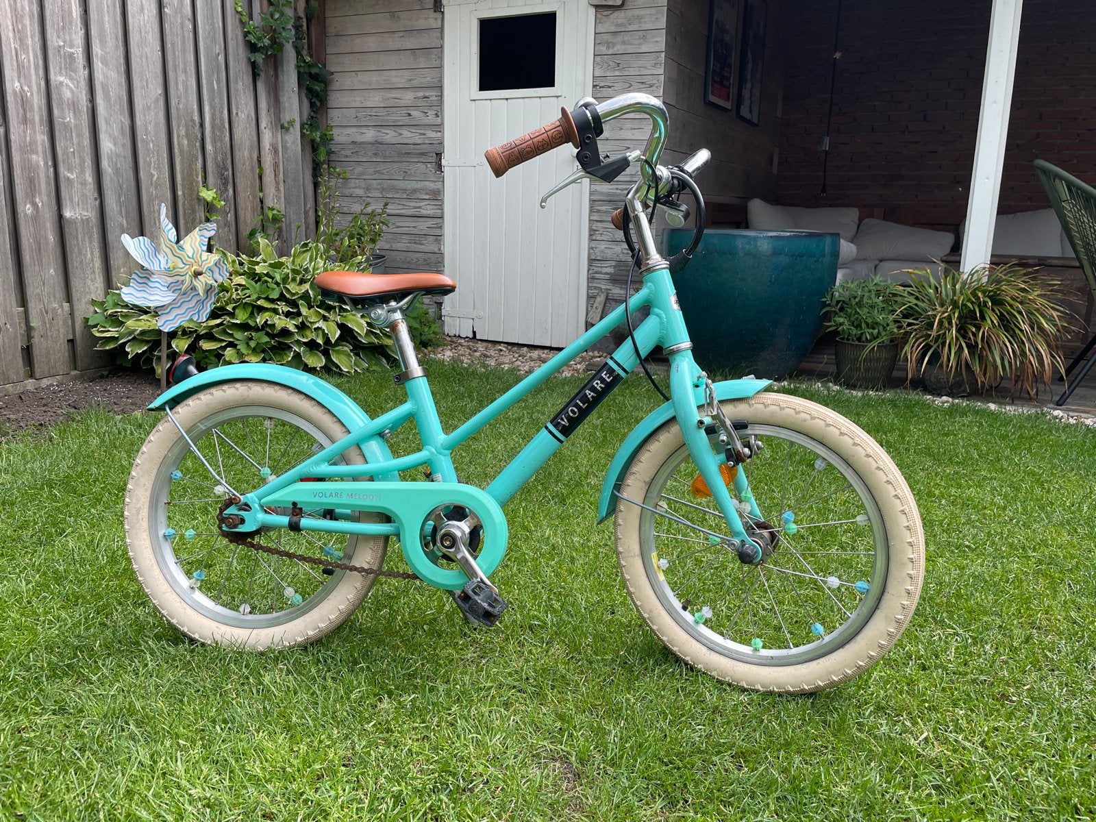 Kinderfiets volare melody 16 inch, Ophalen, Gebruikt, Terugtraprem, 16 tot 20 inch