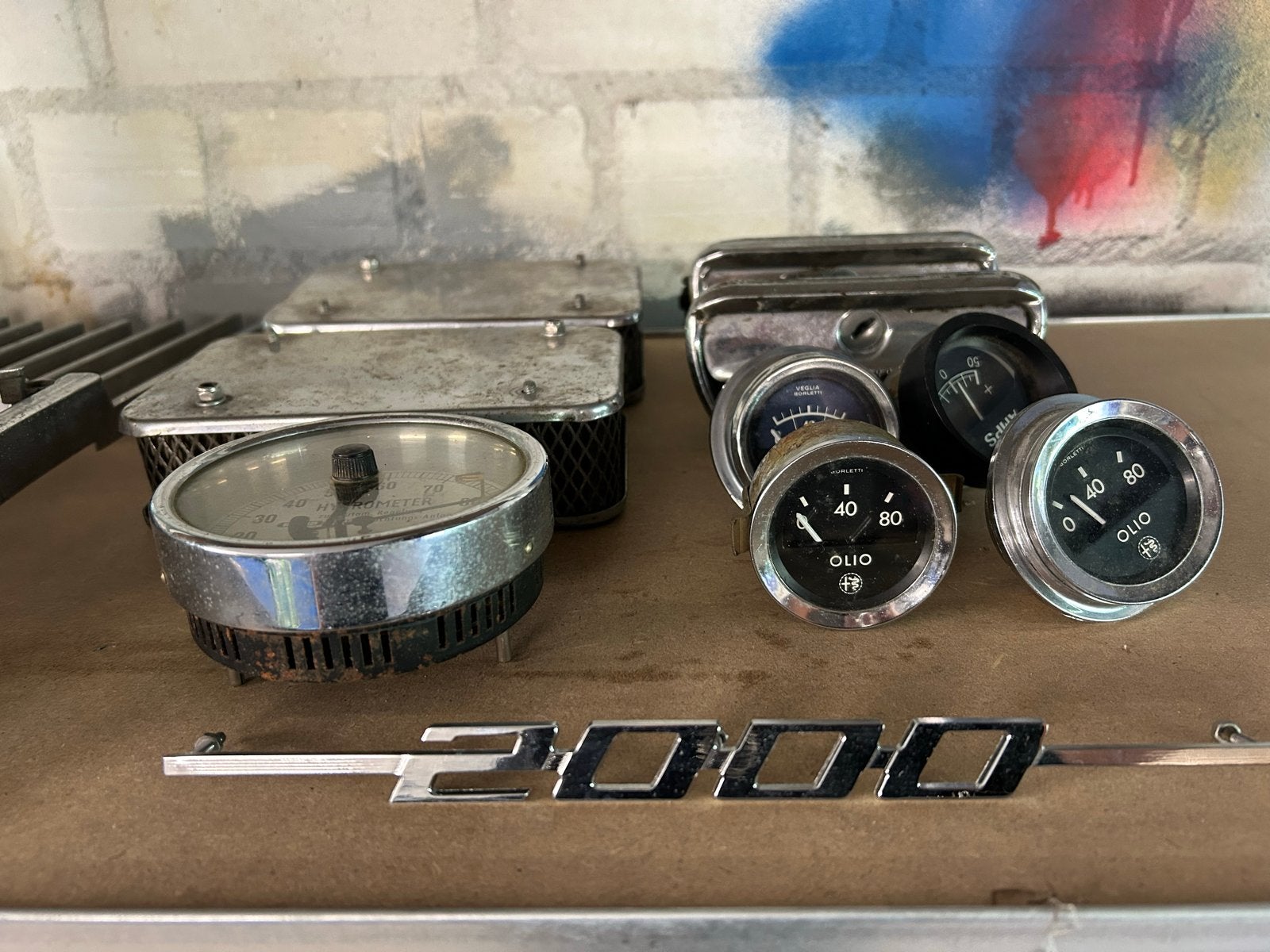Diverse Alfa Romeo onderdelen meters, luchtfilter,handgrepen, Auto-onderdelen, Ophalen, Gebruikt, Alfa Romeo