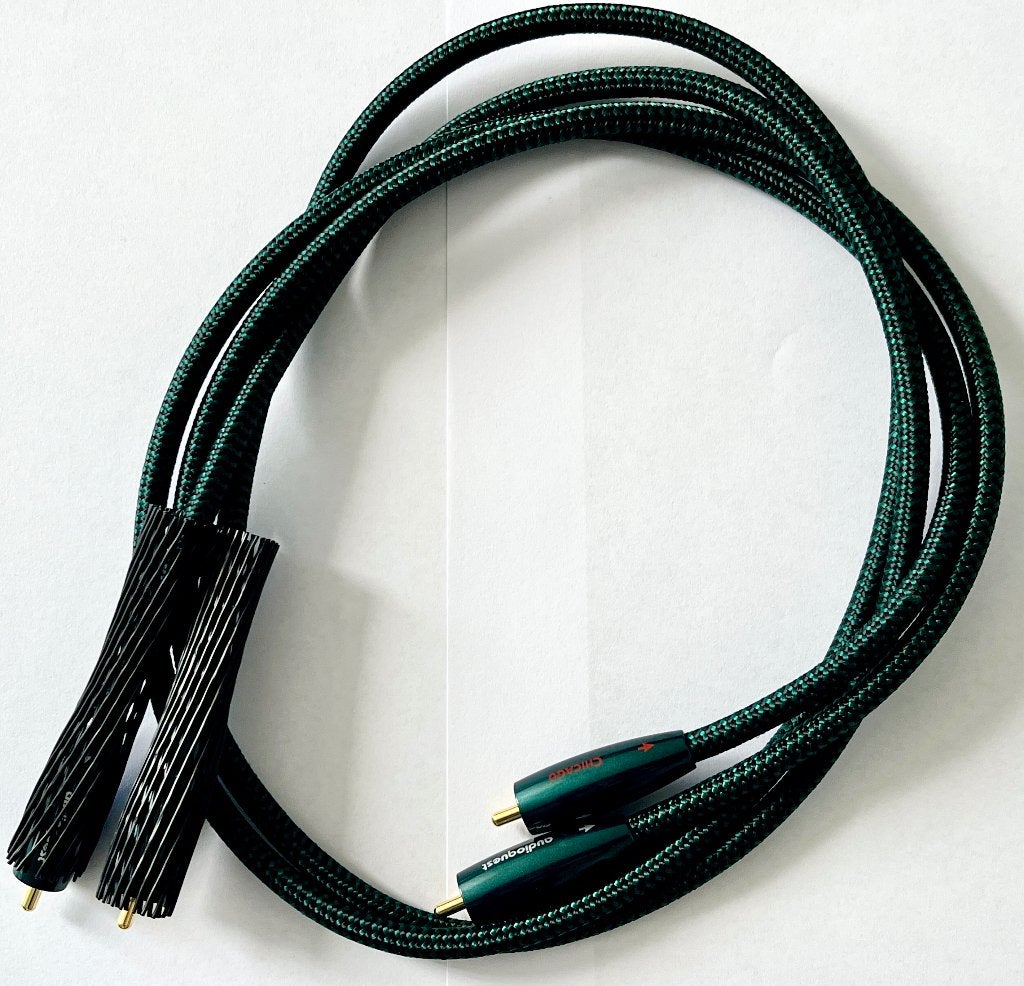 AudioQuest Chicago RCA Interlink 1M. IZGST, Ophalen, Zo goed als nieuw, Minder dan 2 meter, Interlink-kabel
