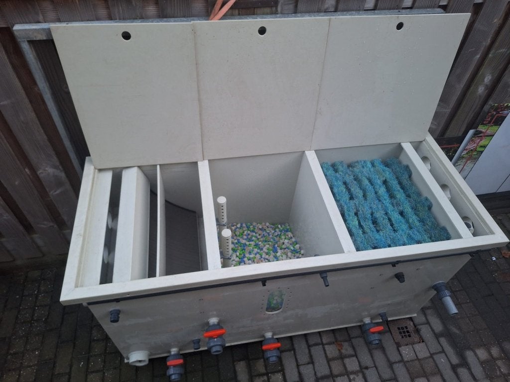 Supermooie combifilter kinshi combi sieve ( groot model), Tuin en Terras, Vijver-toebehoren, Ophalen, Gebruikt, Vijverfilter