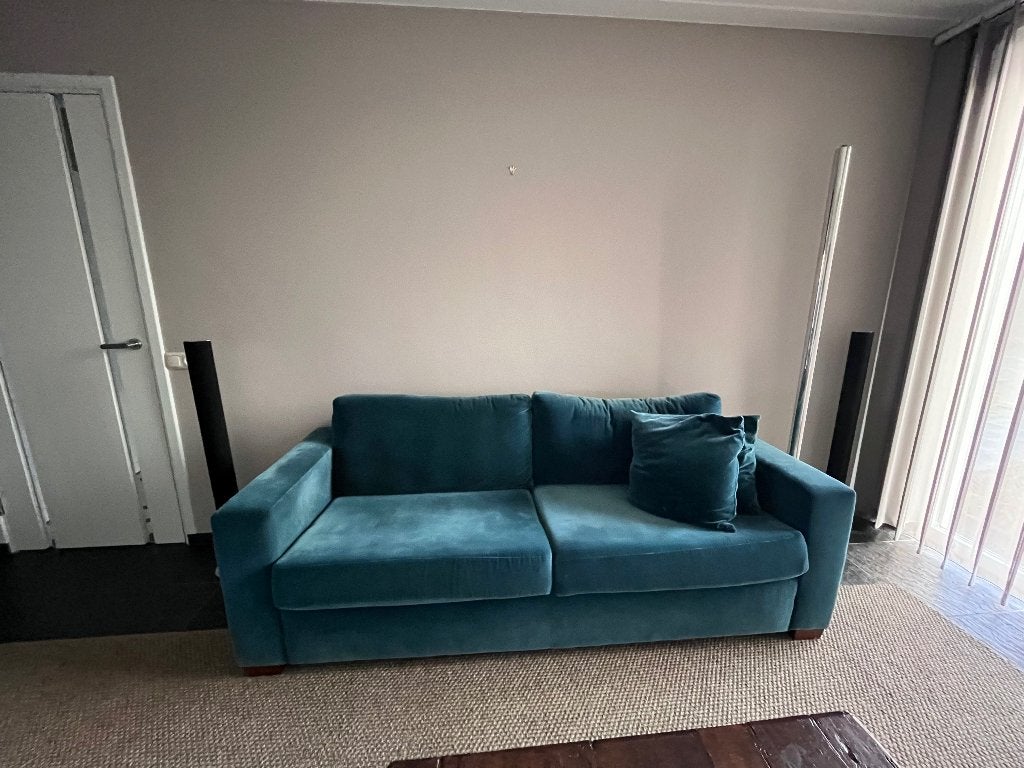 Bank, Ophalen, Gebruikt, Tweepersoons, 75 tot 100 cm