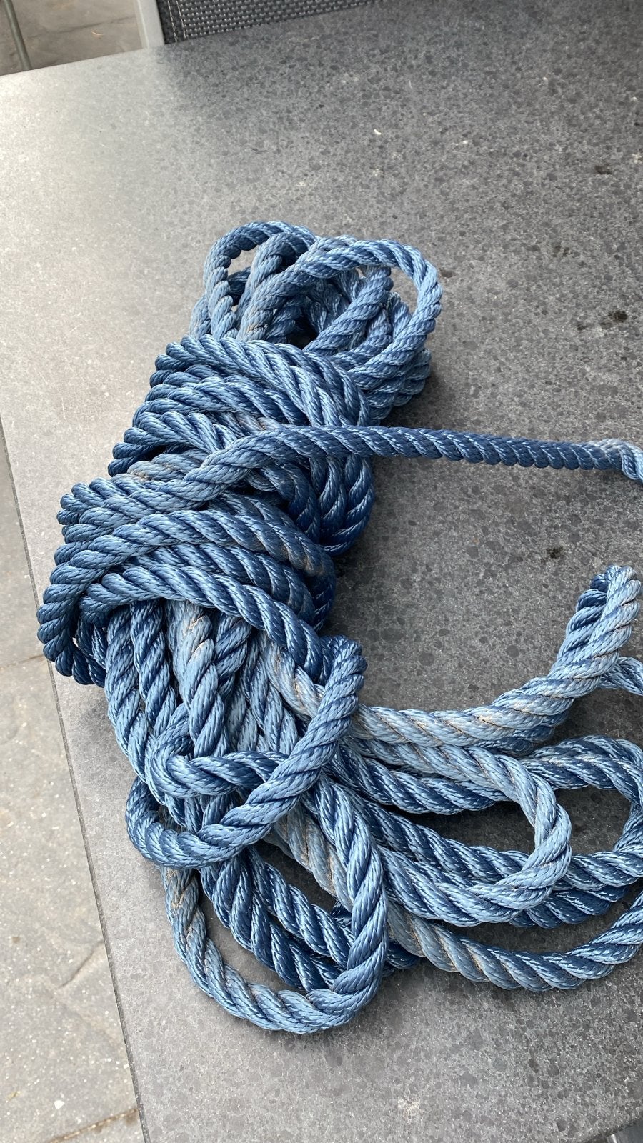 13 meter speciaal touw 13mm, Watersport en Boten, Ophalen of Verzenden, Gebruikt, Lijn of Blok