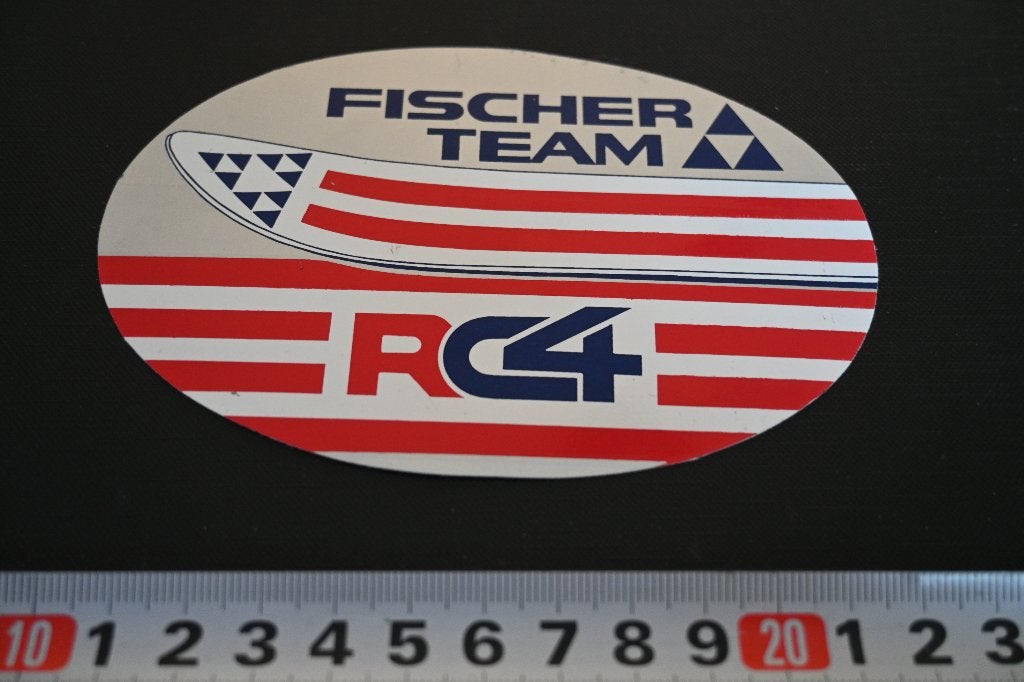 sticker FISCHER TEAM RC4, Ophalen of Verzenden, Zo goed als nieuw