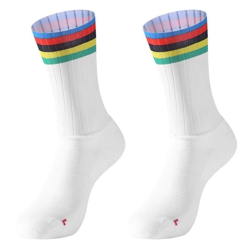Aero siliconen racesokken UCI-WK kleuren, Heren, Nieuw, Overige maten, Ophalen of Verzenden