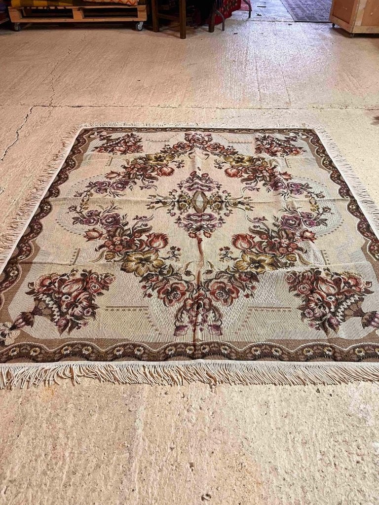 Vintage tafelkleed klassiek bloemen patroon 146/123, Djt@dejuistetoon.eu, Ophalen of Verzenden, Zo goed als nieuw, Mon Plaisir 19, Etten-Leur, Netherlands