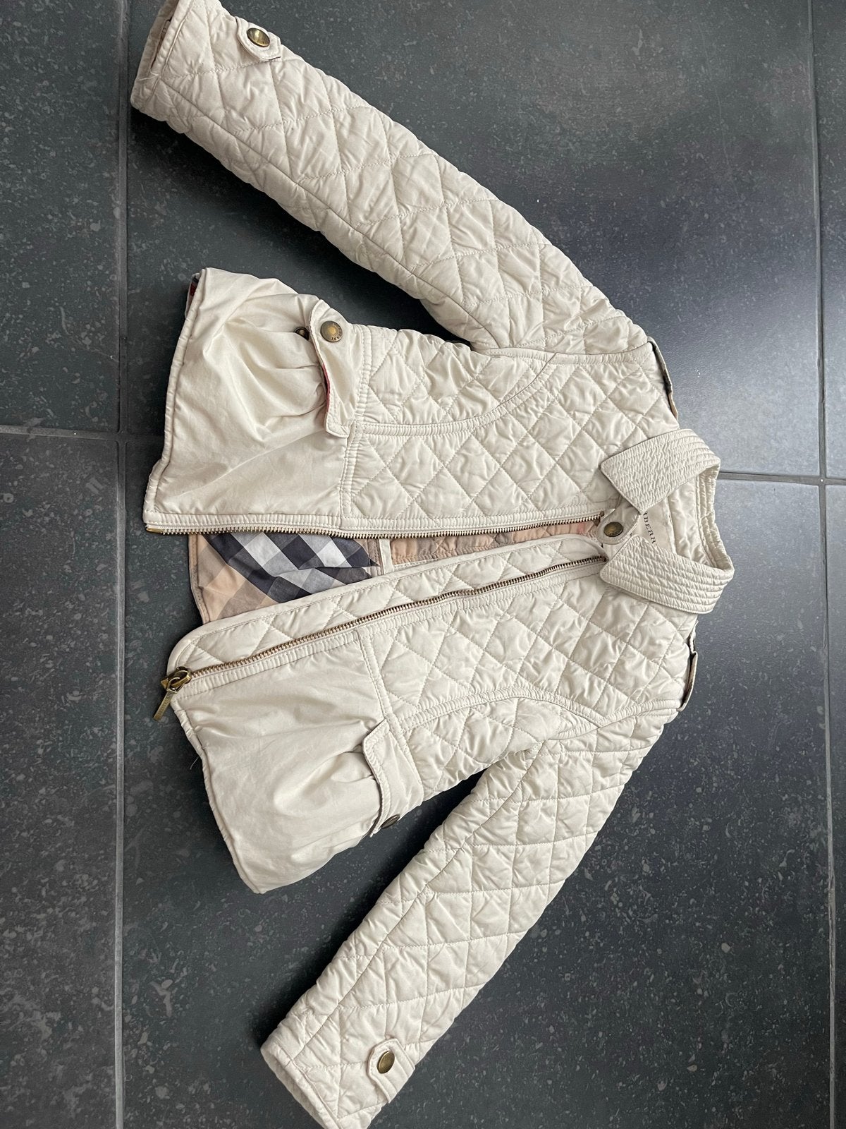 Burberry gewatteerde jas voor meisjes - Zo goed als nieuw, Ophalen, Zo goed als nieuw, Meisje, Jas