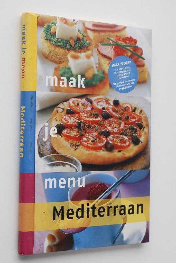 Maak je menu mediterraan - Kookboek Rebo 2010, Verzenden, Zo goed als nieuw, Italië