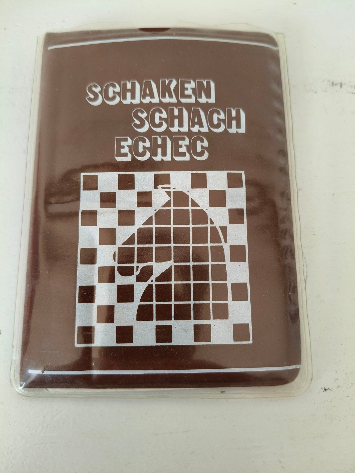 Vintage Compact reis schaakspel - Schaken Schach Echec, Ophalen of Verzenden, Minder dan 500 stukjes, Gebruikt, Schaken