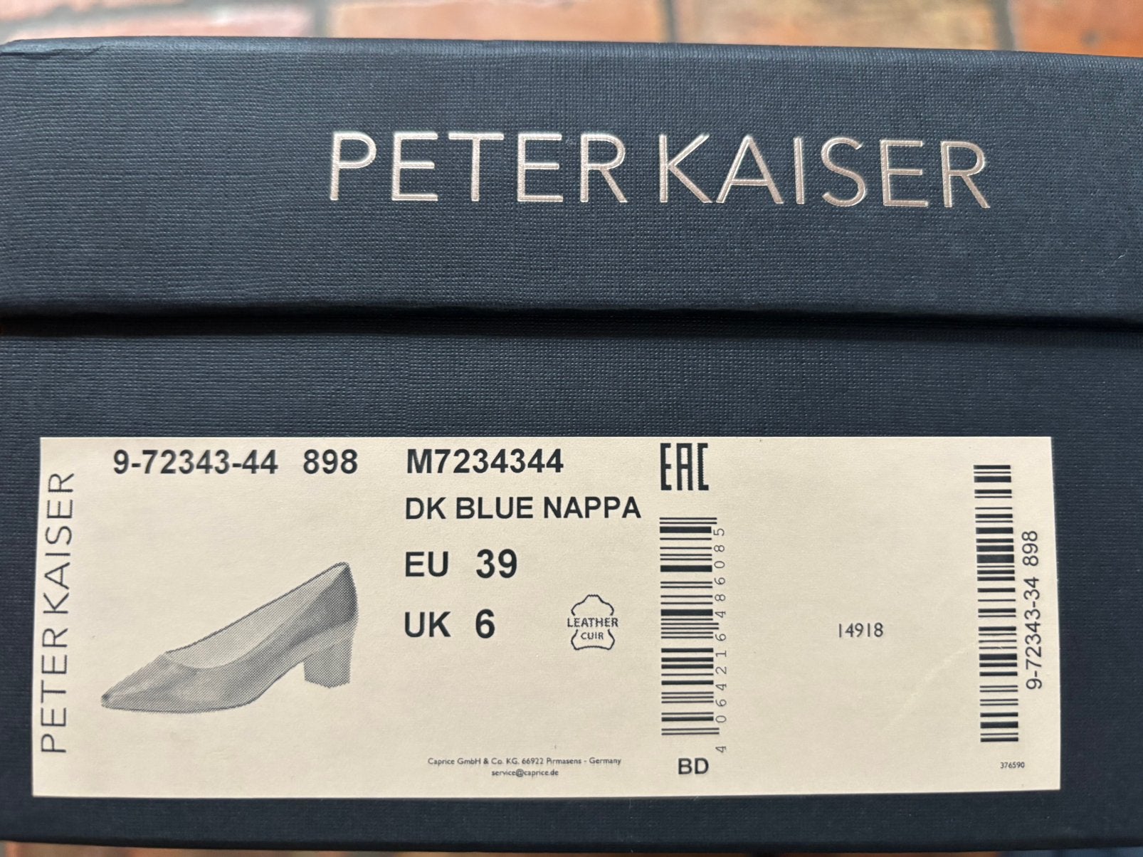 Peter Kaiser donker blauwe pump / 39, Ophalen of Verzenden, Nieuw