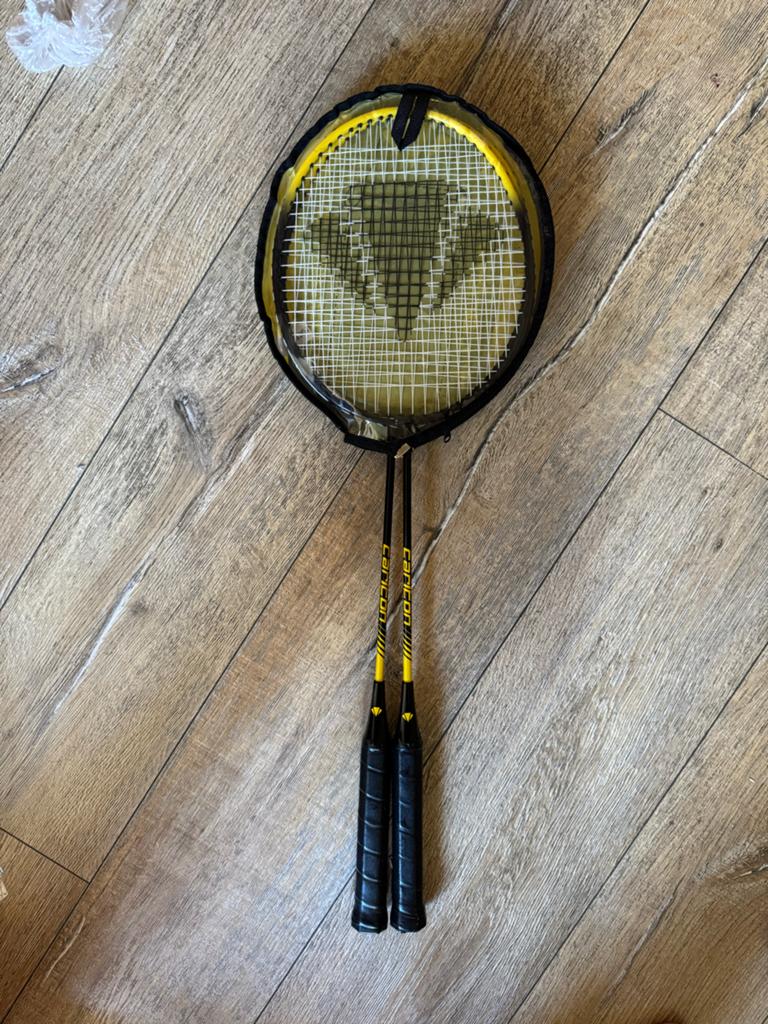 Carlton Badminton Rackets - Set van 2, Sport en Fitness, Badminton, Ophalen of Verzenden, Gebruikt, Racket(s)