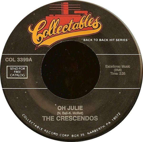 The Crescendos - Oh Julie 7"45, Ophalen of Verzenden, Zo goed als nieuw, Pop