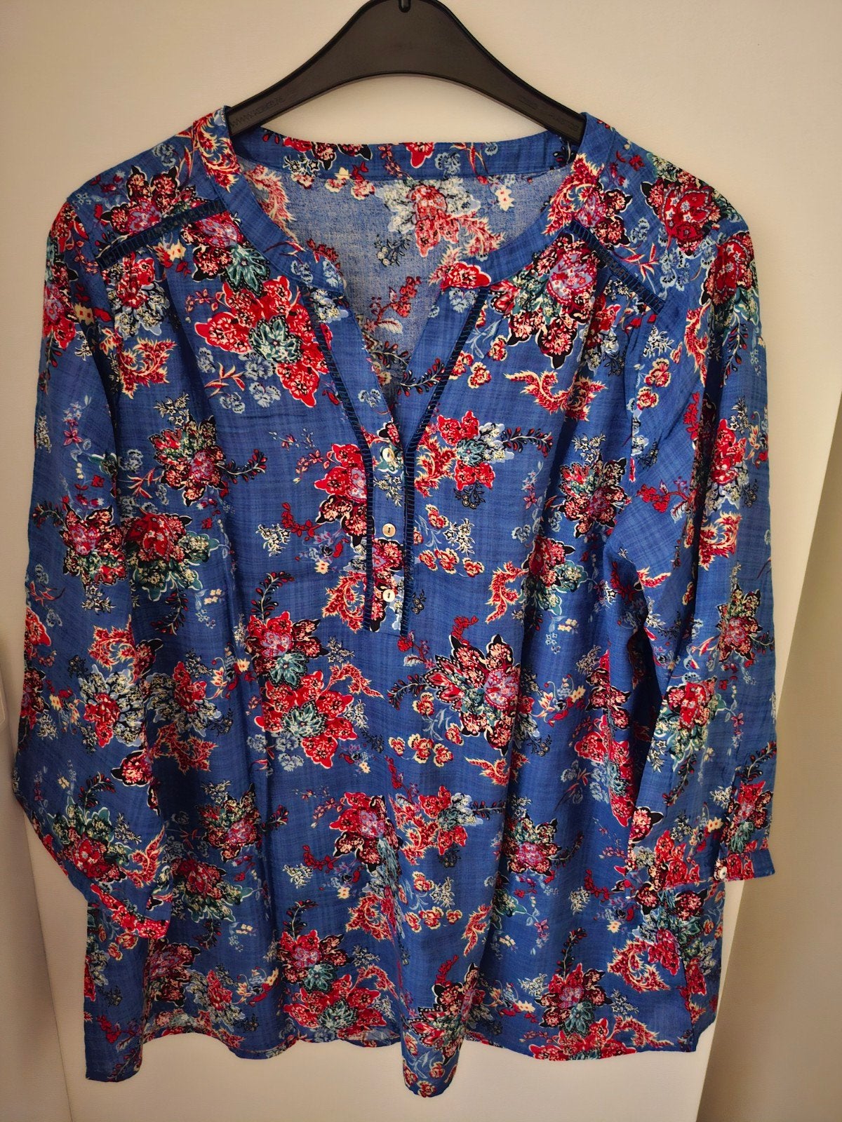 nieuwe Paprika blouse mt 50, Ophalen of Verzenden, Nieuw, Maat 46/48 (XL) of groter, Blauw