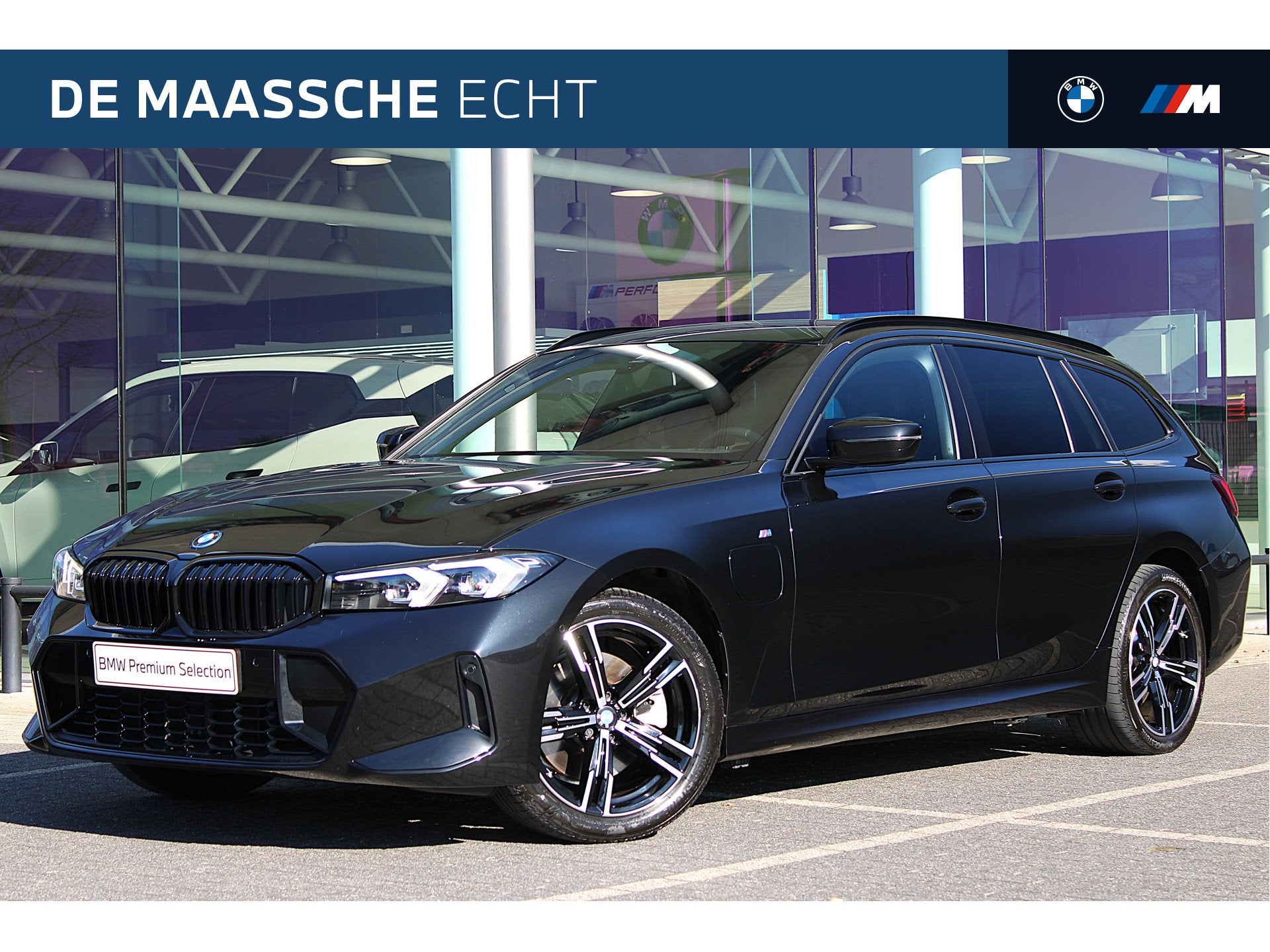 BMW 3 Serie Touring 330e M Sport Automaat / Trekhaak / Sport, Auto's, Achterwielaandrijving, Gebruikt, 4 cilinders, Met garantie (alle)