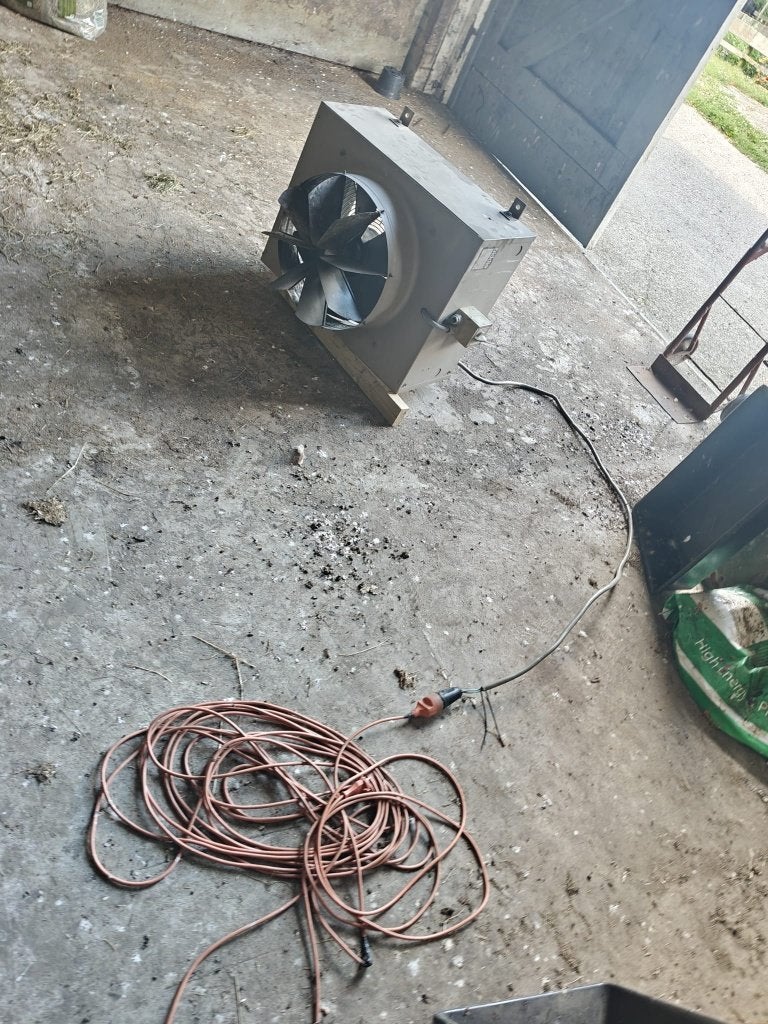 Biddle D-42-6E ventilatie / luchtverwarmer unit 220V, Ophalen, Gebruikt, Ventilator en Afzuiger