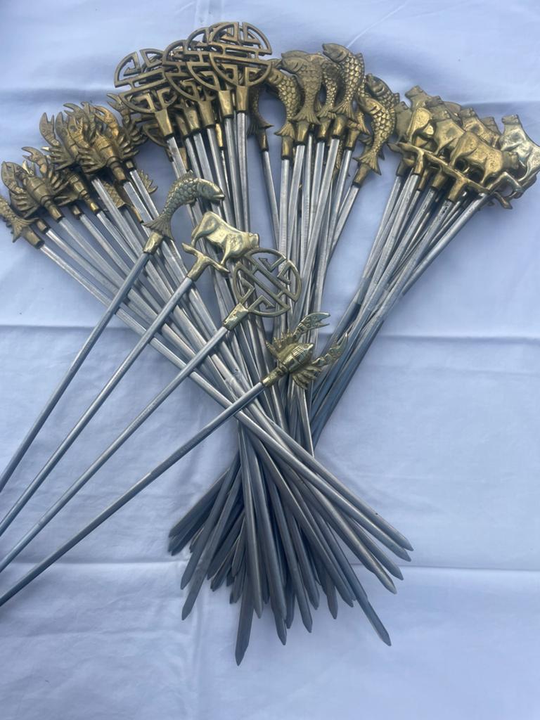 Bijzondere set BBQ/grill spiezen (55 stuks), Ophalen, Gebruikt, Overige typen