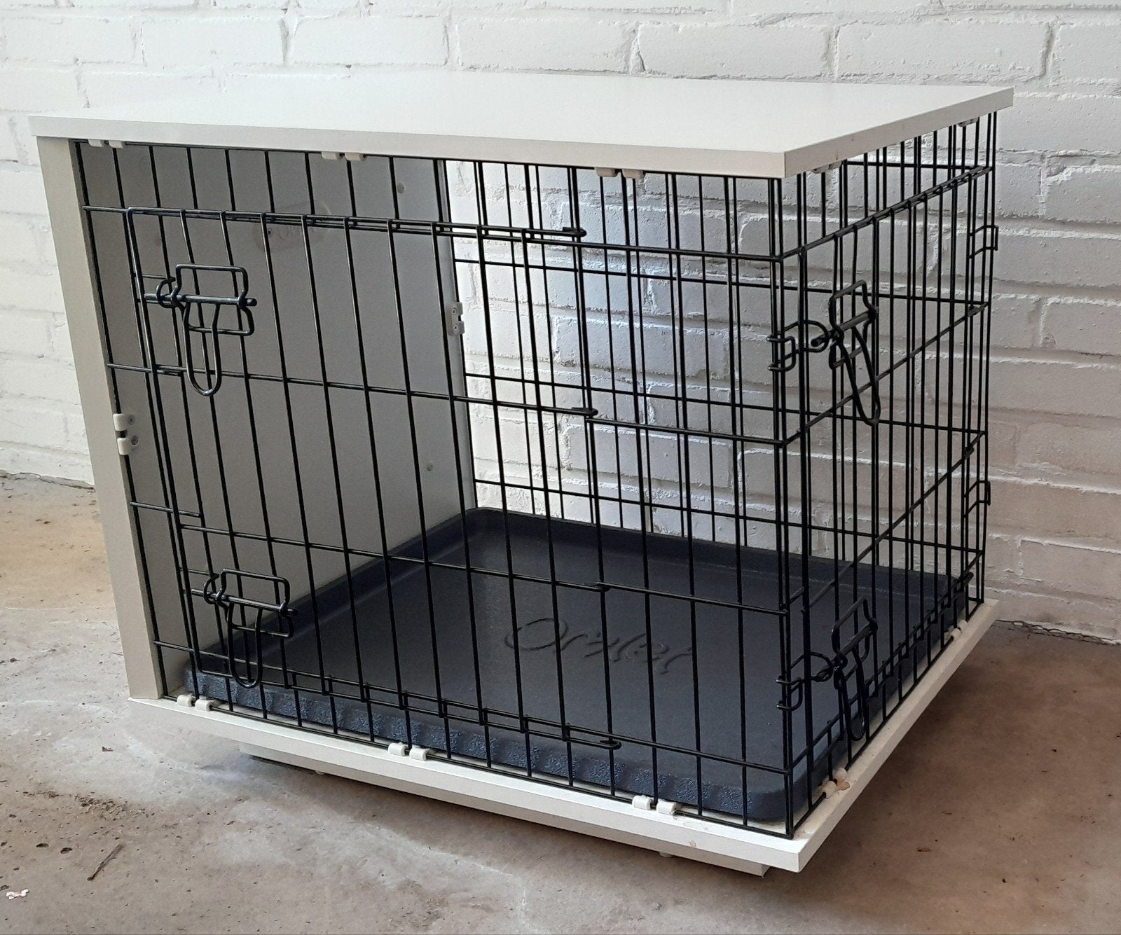 Hondenbench Omlet Fido Studio 24, wit, Ophalen, Zo goed als nieuw