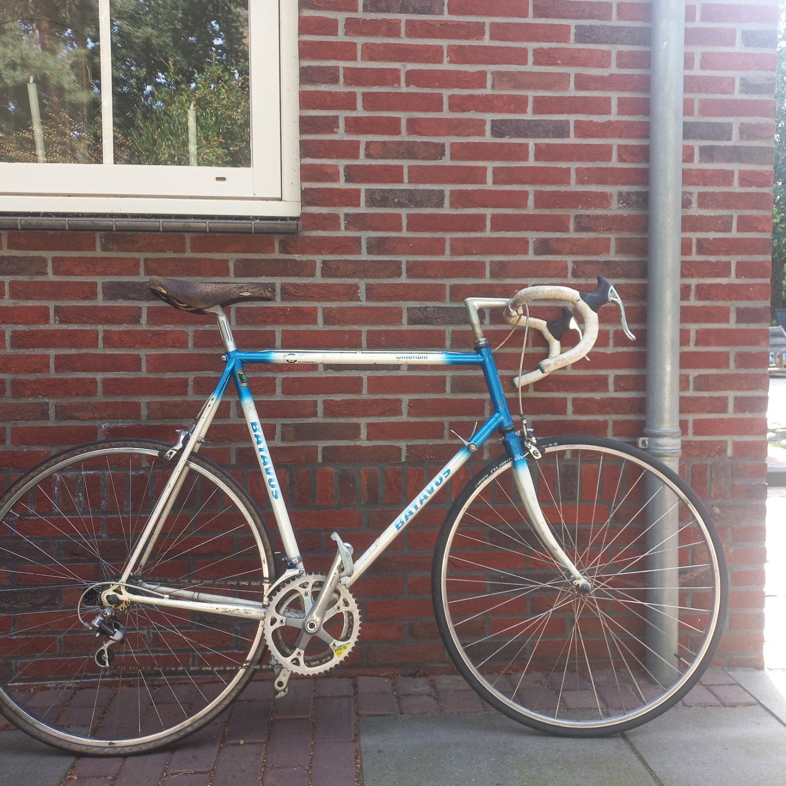mooie rijklare vintage retro batavus criterium 28 inch 1980, Fietsen en Brommers, Ophalen, Jaren '60 of nieuwer, Velgrem, 51 tot 55 cm