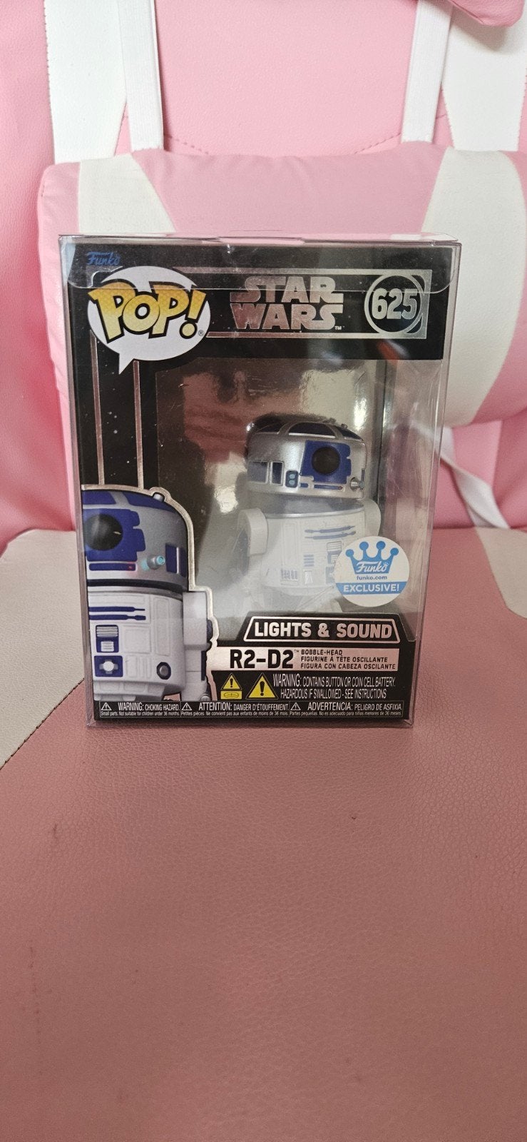 Funko Pop! Star Wars R2-D2 met geluid en licht (625), Ophalen of Verzenden, Zo goed als nieuw
