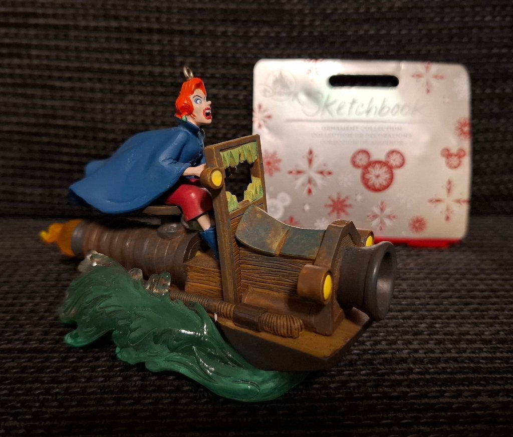 Disney madame medusa sketsbook ornament 2022, Ophalen of Verzenden, Overige figuren, Zo goed als nieuw, Overige typen