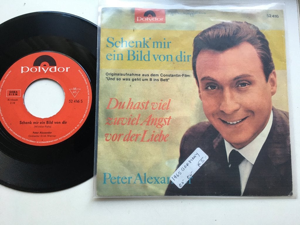 D26C P Alexander 3 singles €5 ook los te koop, Gebruikt, Fotohoes, 7 inch, Overige typen