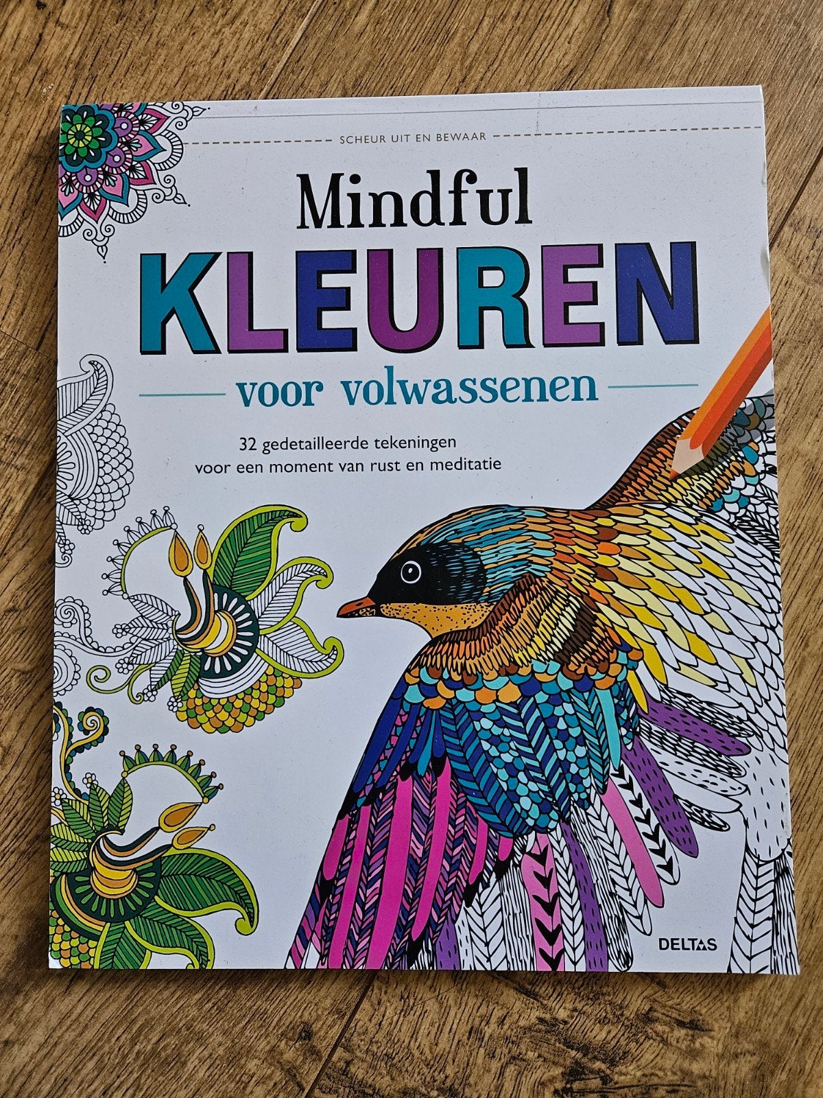 Deltas mindful kleuren voor volwassenen, Ophalen of Verzenden, Nieuw, Papier, Schets- of Tekenboek