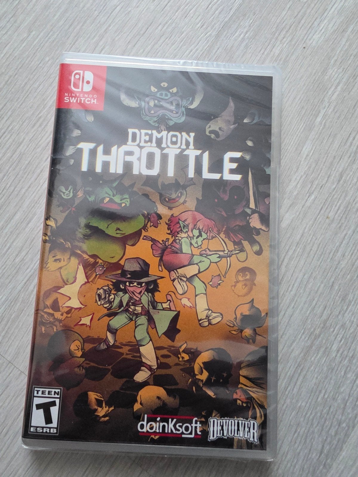 Demon Throttle - Nintendo Switch (Nieuw in seal), Spelcomputers en Games, Ophalen, Shooter, Eén computer, Vanaf 12 jaar