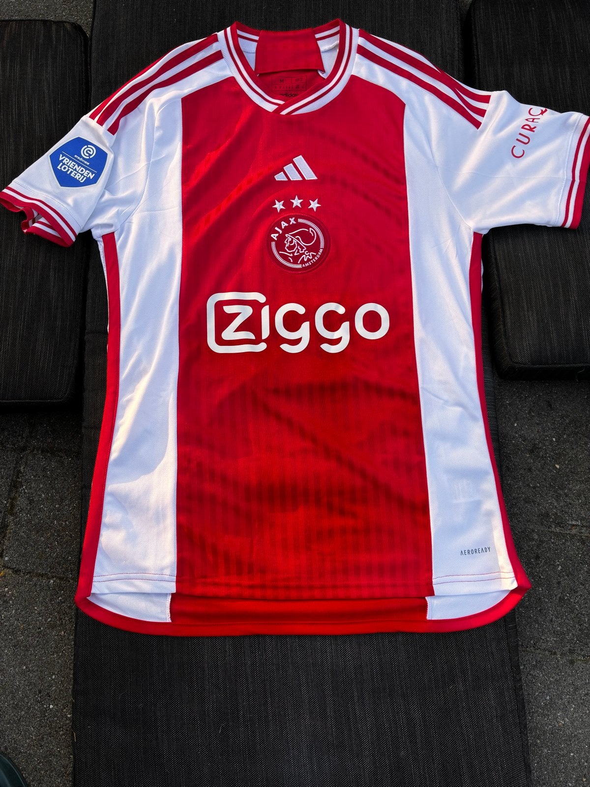 Matchworn shirt Steven Bergwijn Ajax - met LOA!, Maat M, Ophalen of Verzenden, Gebruikt, Shirt