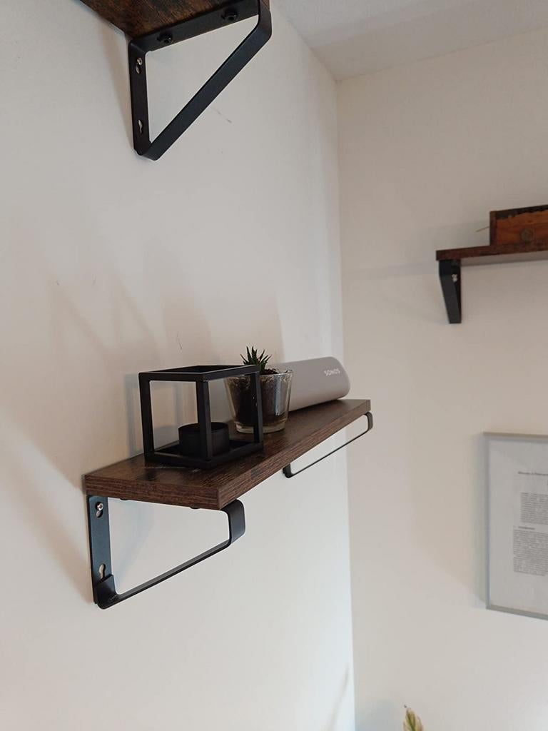 Industriële wandplanken set van drie, Ophalen