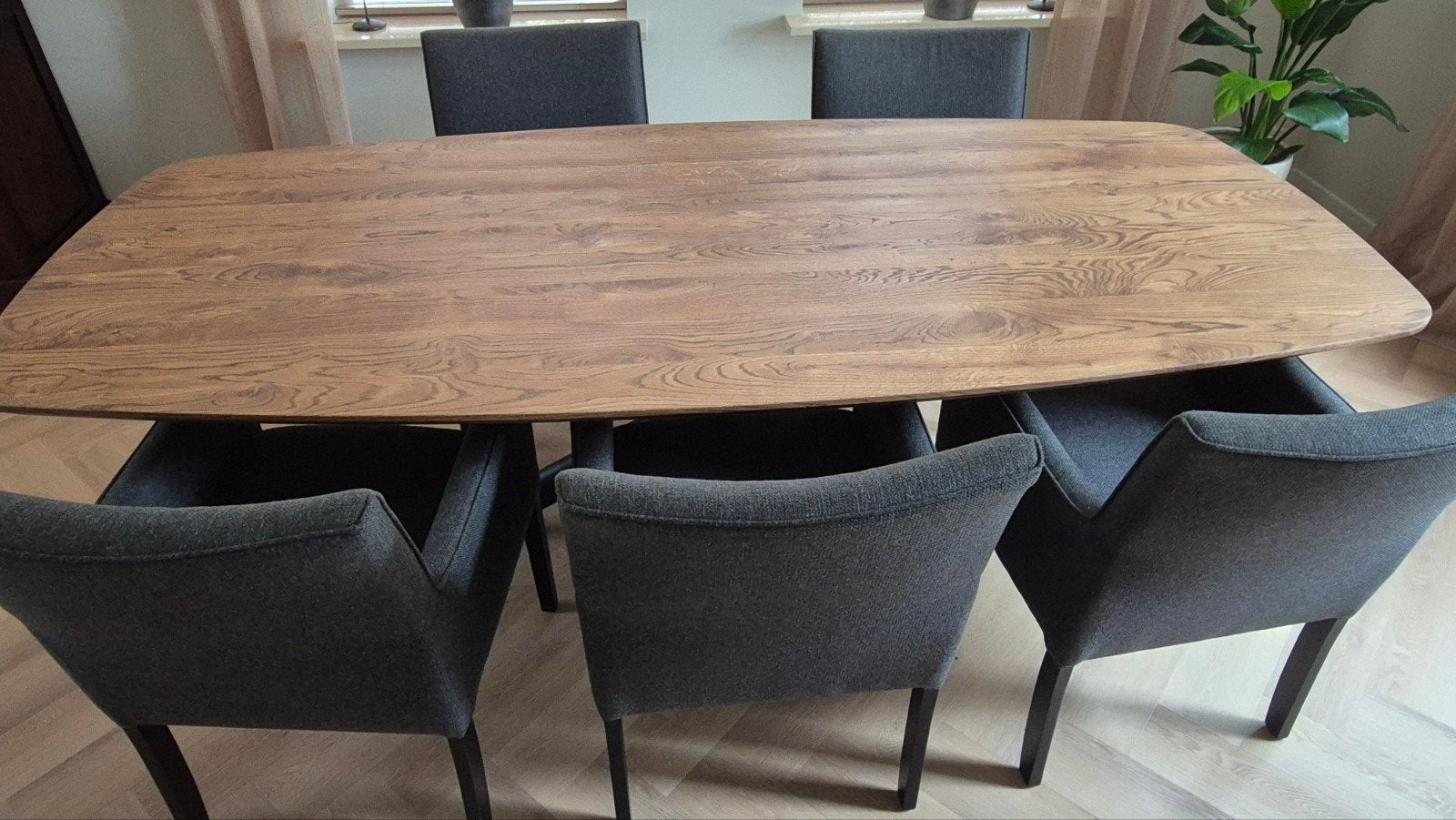 5 eetkamerstoelen pronto, Ophalen, Zo goed als nieuw, Vijf, Zes of meer stoelen, Stof