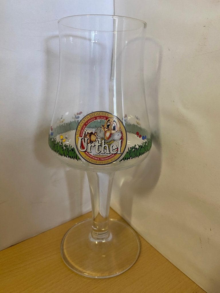 Urthel bierglas 33cl Paché, Ophalen of Verzenden, Zo goed als nieuw, Glas of Glazen, Overige merken