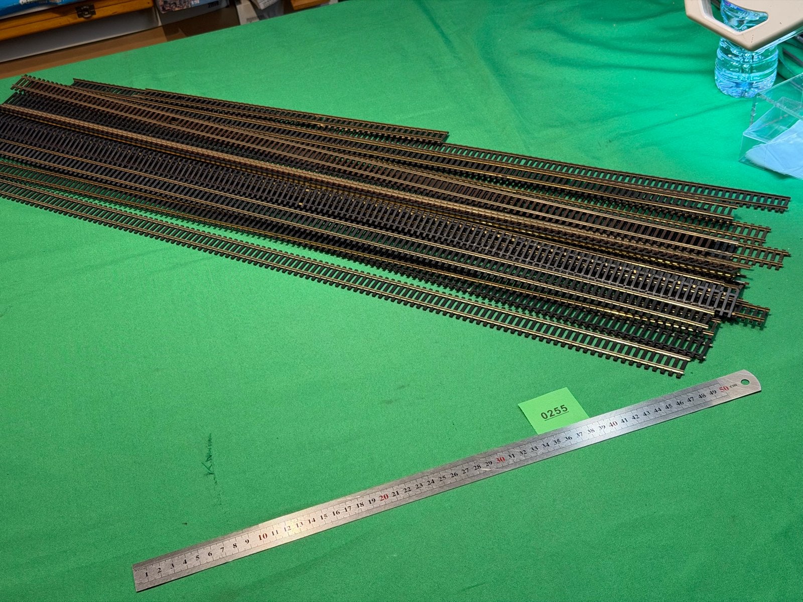 255 Grote partij modelspoorrails van Roco en Peco 99cm rails, Ophalen, Gebruikt, Gelijkstroom, Rails