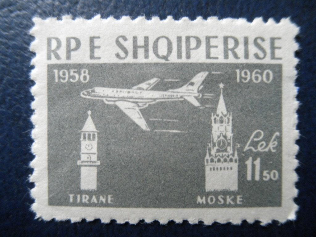 Postzegels Albanië 1960 nr. 614 vliegtuigen - cw. € 5,00 pf., Ophalen of Verzenden, Overige landen, Postfris