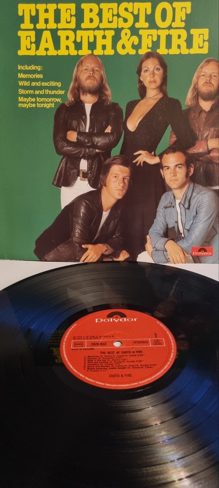 The Best of Earth & Fire LP (1975), LP, Gebruikt, Ophalen of Verzenden, Complilatie