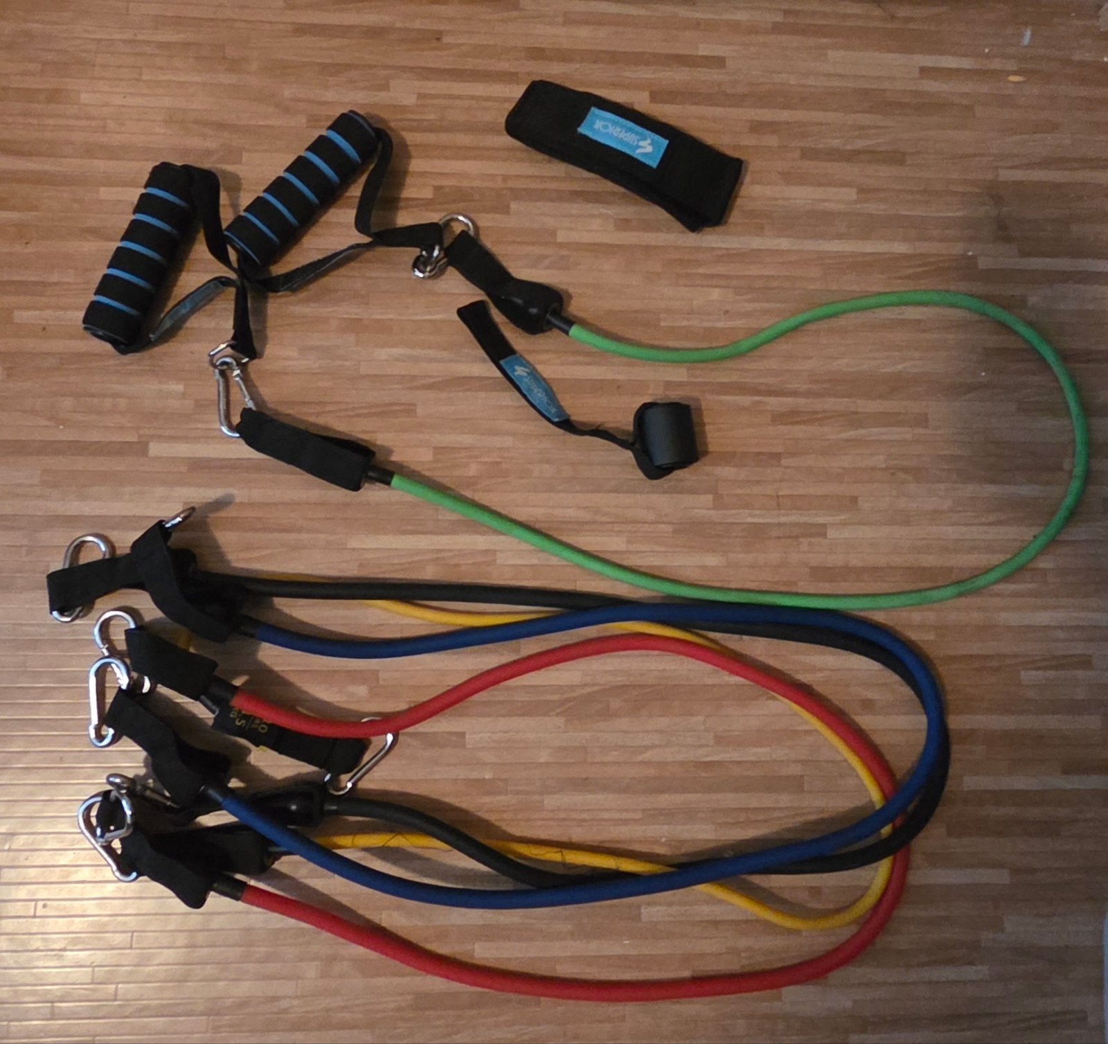 Weerstand banden set, Sport en Fitness, Fitnessmaterialen, Ophalen, Weerstandband
