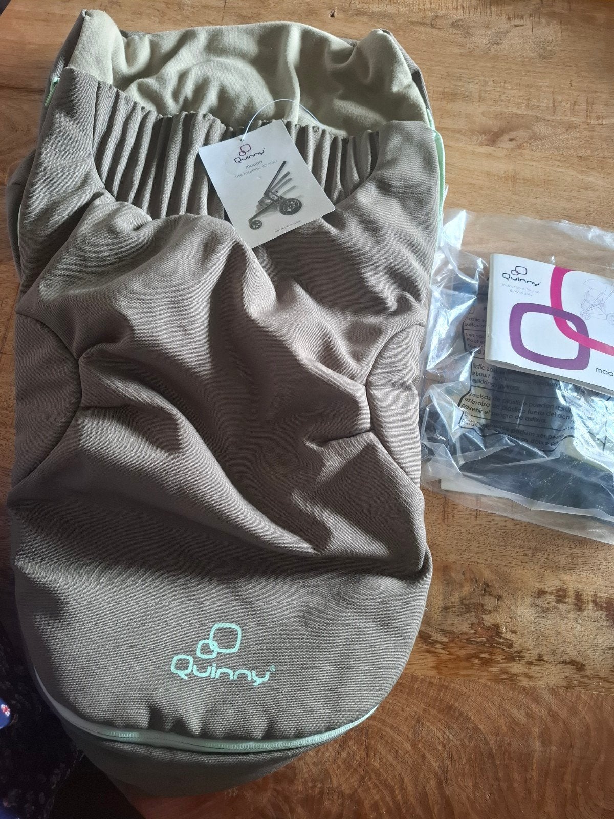 Quinny Moodd voetenzak natural delight, Ophalen of Verzenden, Nieuw, Quinny