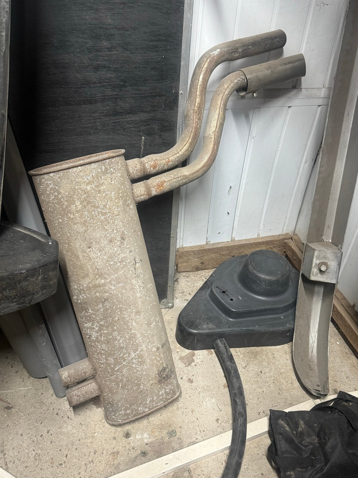 Originele einddemper Triumph TR6 - Prima staat, Auto-onderdelen, Ophalen, Gebruikt, Triumph