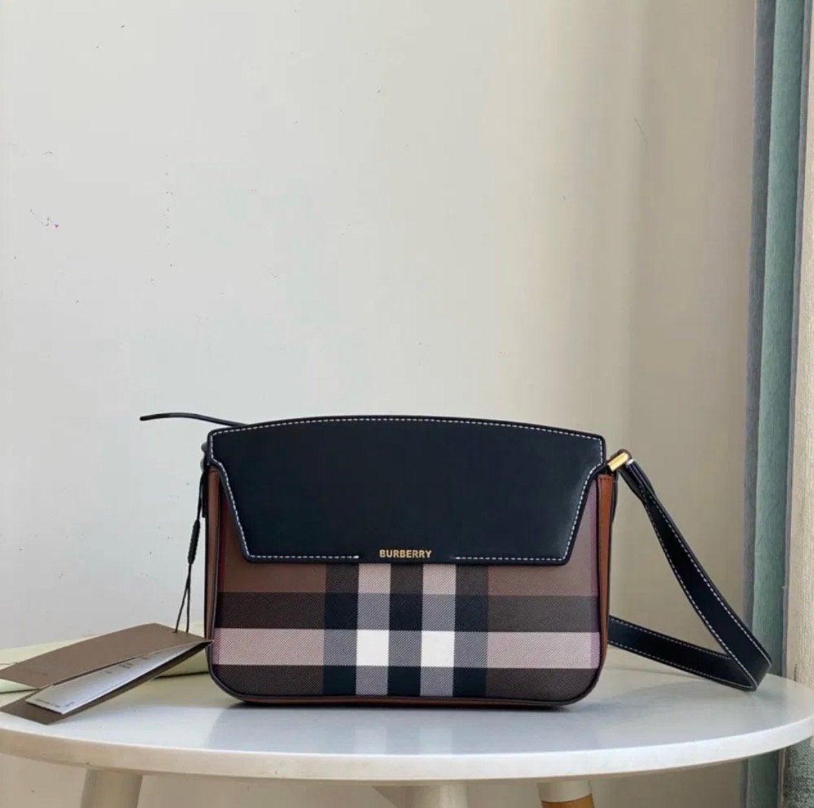 Burberry E-Canvas Check Catherine shoulder bag, Sieraden, Tassen en Uiterlijk, Tassen | Damestassen, Ophalen of Verzenden, Nieuw