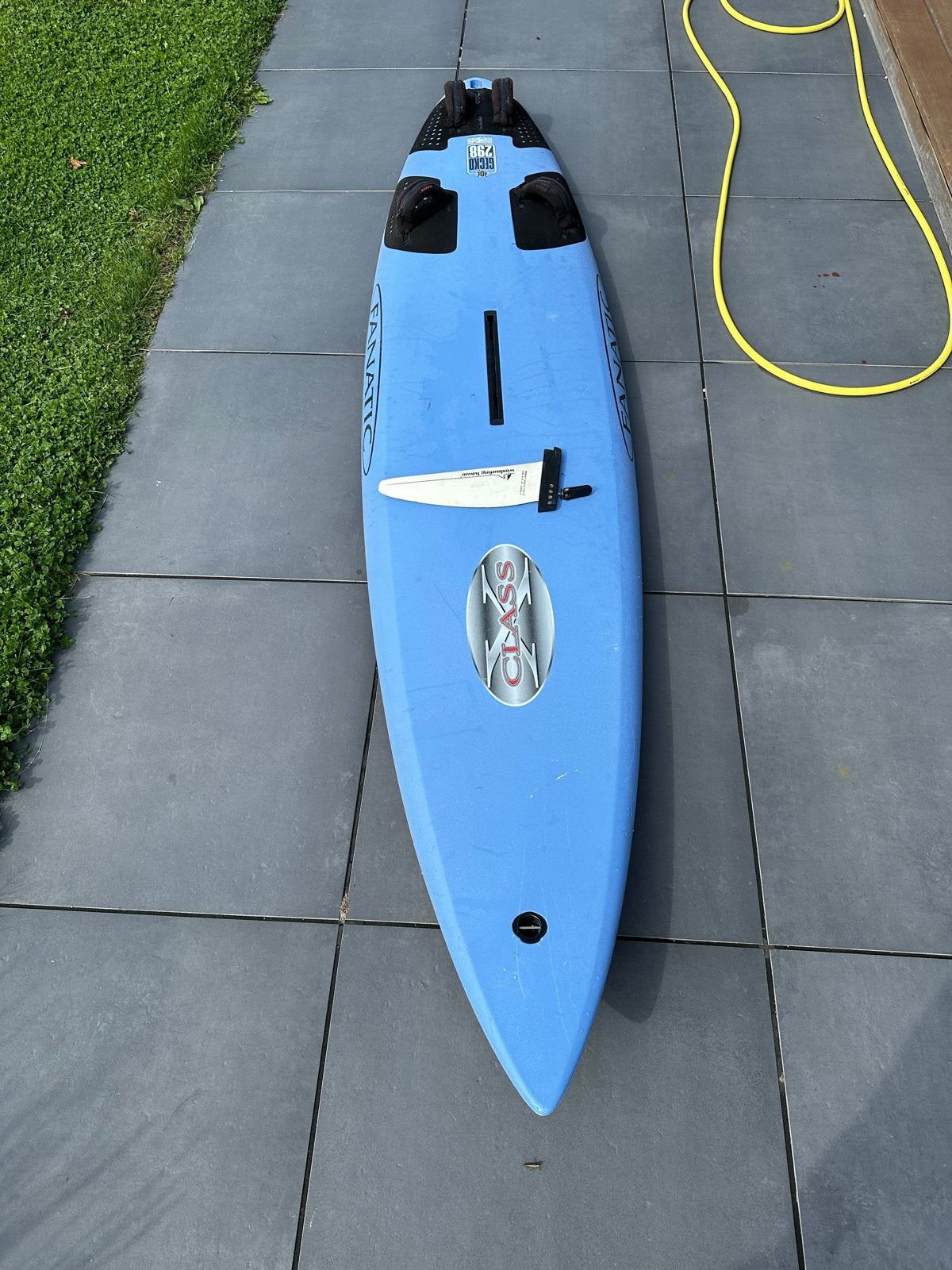 Fanatic Gecko 298 Windsurfplank 135L met vin, Watersport en Boten, Windsurfen, Ophalen, 250 tot 300 cm, Gebruikt, Fanatic